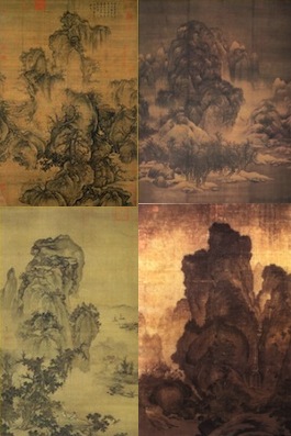 Chinese landscape painting posters collection