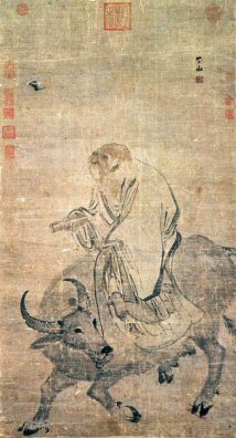 lao tzu riding ox